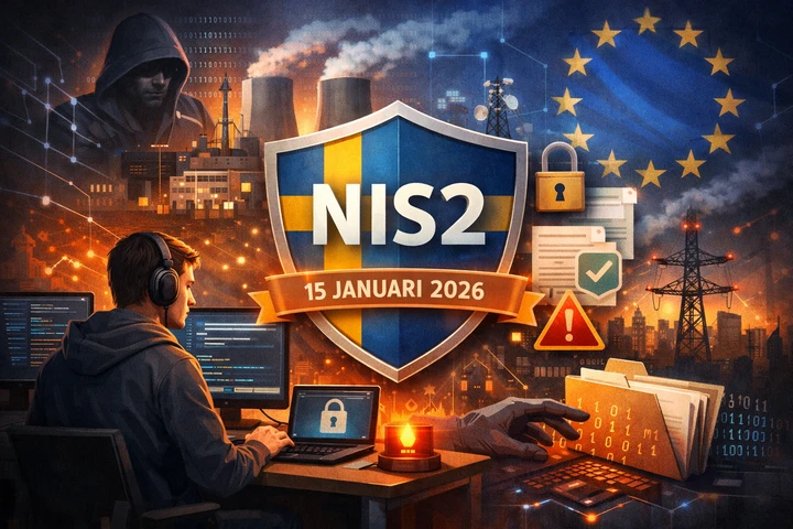Image for NIS2-direktivet har trätt i kraft - skärpta krav på cybersäkerhet i hela EU.